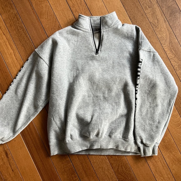 Taylor Swift Tops - Taylor Swift Grey 1/4 Quarter-Zip Pullover Sweatshirt The Eras Tour Concert